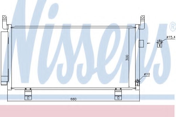 Радиатор кондиционера NISSENS 940437