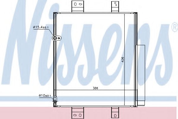 Радіатор кондиціонера NISSENS 940492