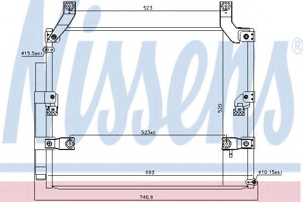 Радиатор кондиционера NISSENS 940618