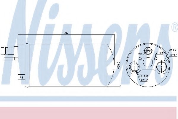 Осушитель кондиционера NISSENS 95494