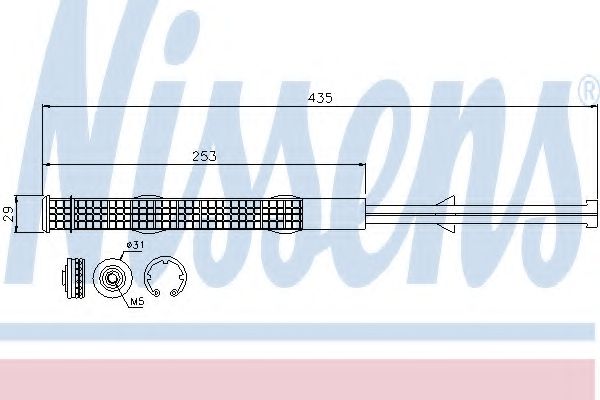Осушитель кондиционера NISSENS 95506