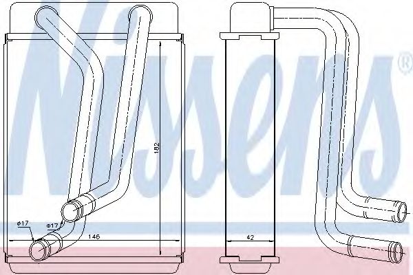 Радіатор опалення NISSENS 77508