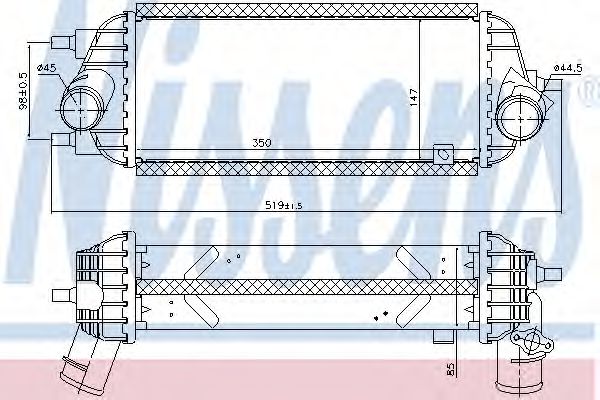 Интеркулер NISSENS 96309