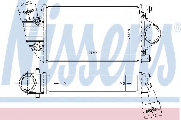 Интеркулер NISSENS 96174
