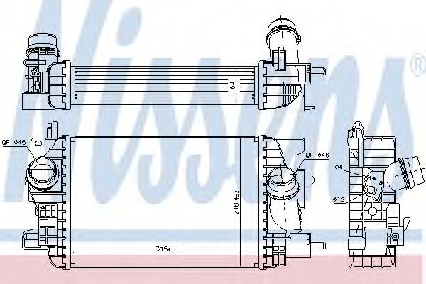 Интеркулер NISSENS 96196