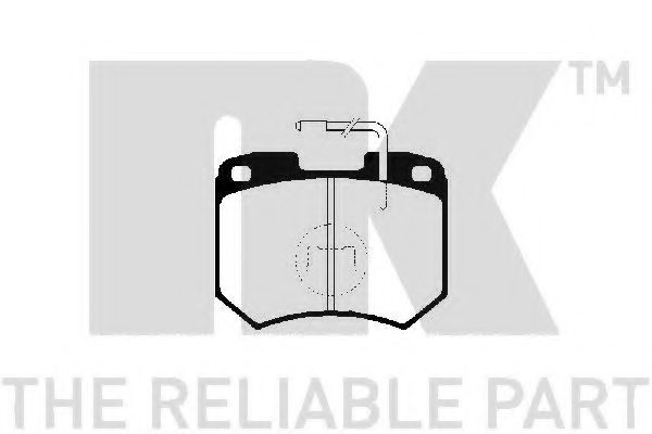 Тормозные колодки NK 224710