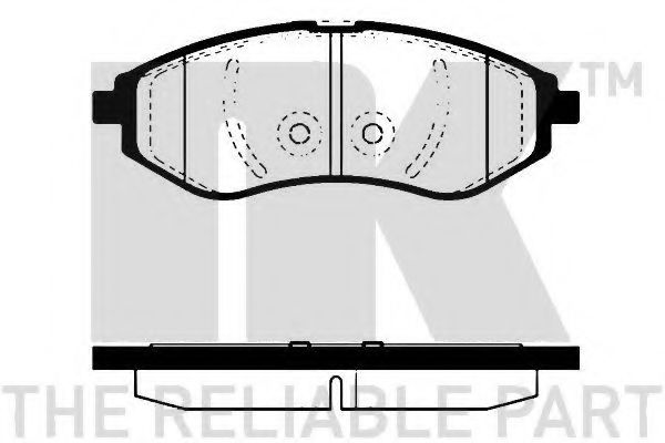Тормозные колодки NK 225007