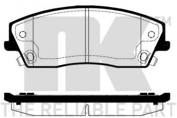 Тормозные колодки NK 229325