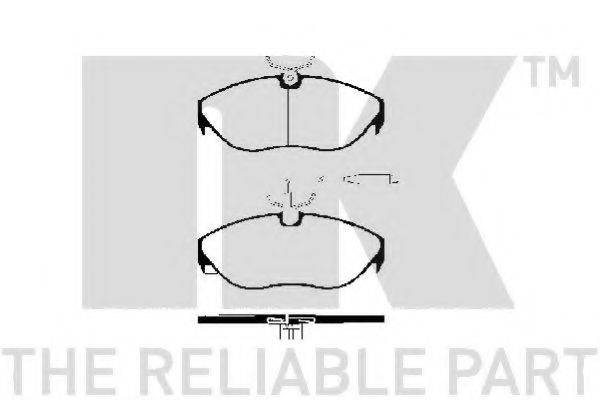 Тормозные колодки NK 229974