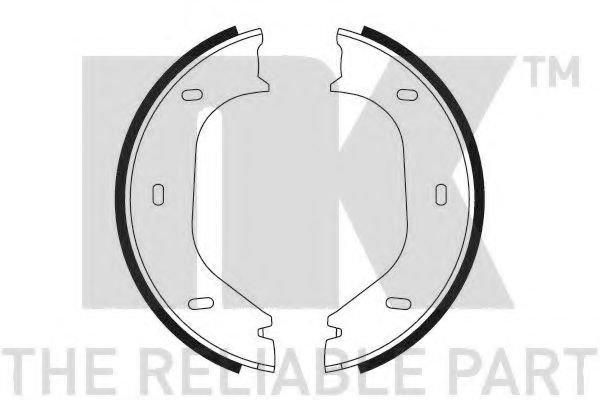 Тормозные колодки ручника NK 2715290