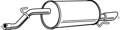 Глушитель WALKER 23381