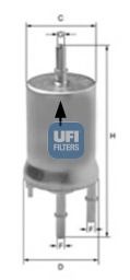 Паливний фільтр UFI 31.855.00