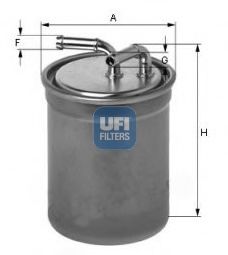 Топливный фильтр UFI 24.106.00