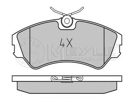 Тормозные колодки MEYLE 025 201 2419/PD PLATINUM PAD
