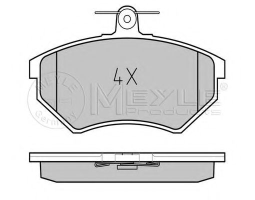 Тормозные колодки MEYLE 025 201 6816/PD PLATINUM PAD