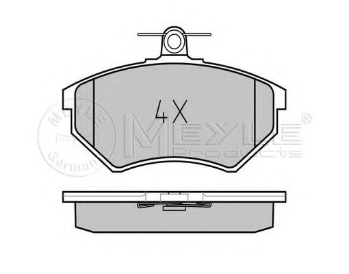 Тормозные колодки MEYLE 025 201 6819/PD PLATINUM PAD