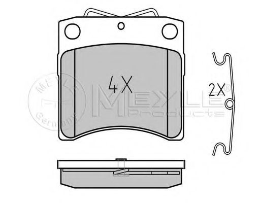 Тормозные колодки MEYLE 025 206 5217/PD PLATINUM PAD