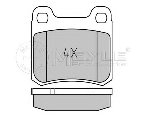 Тормозные колодки MEYLE 025 206 8715/PD PLATINUM PAD