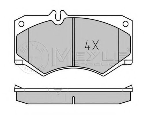 Тормозные колодки MEYLE 025 207 8418/PD PLATINUM PAD