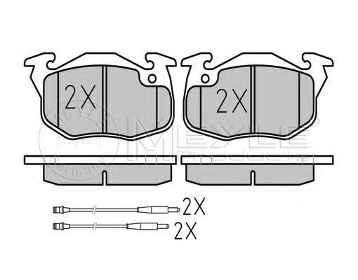 Тормозные колодки MEYLE 025 209 0618/PD PLATINUM PAD