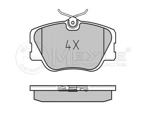 Тормозные колодки MEYLE 025 209 4119/PD PLATINUM PAD