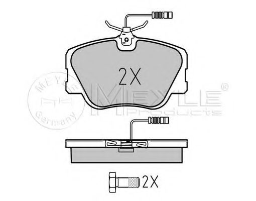 Тормозные колодки MEYLE 025 209 4119-1/PD PLATINUM PAD
