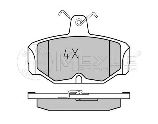 Тормозные колодки MEYLE 025 209 8113/PD PLATINUM PAD
