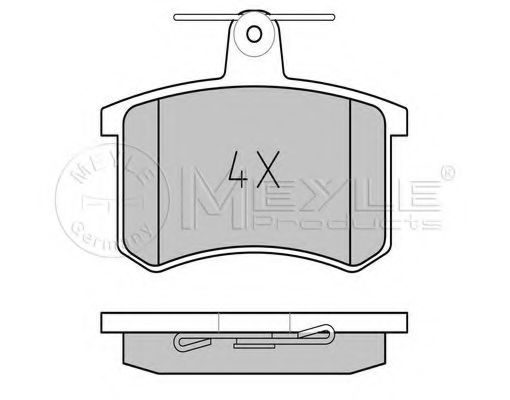 Тормозные колодки MEYLE 025 211 4416/PD PLATINUM PAD