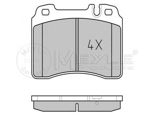 Тормозные колодки MEYLE 025 211 5317/PD PLATINUM PAD