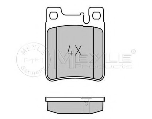 Тормозные колодки MEYLE 025 213 0515/PD PLATINUM PAD