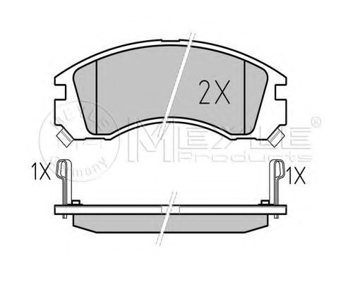 Тормозные колодки MEYLE 025 213 6315/PD PLATINUM PAD