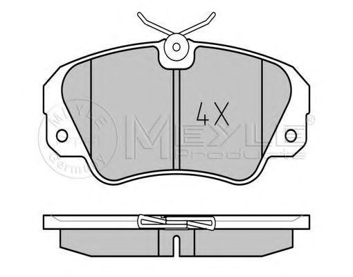 Тормозные колодки MEYLE 025 213 6819/PD PLATINUM PAD