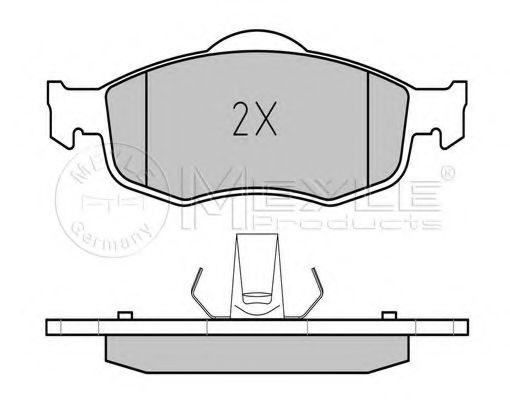 Тормозные колодки MEYLE 025 213 9418/PD PLATINUM PAD