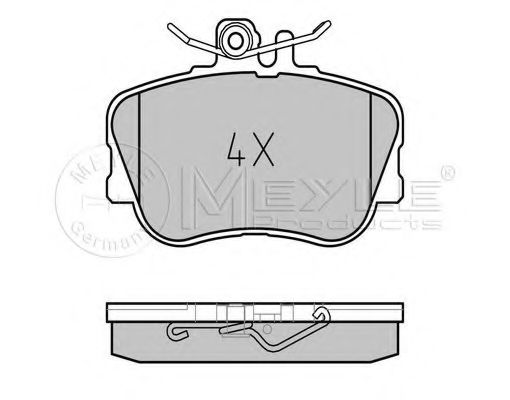 Тормозные колодки MEYLE 025 214 3920/PD PLATINUM PAD