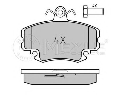 Тормозные колодки MEYLE 025 214 6318/PD PLATINUM PAD
