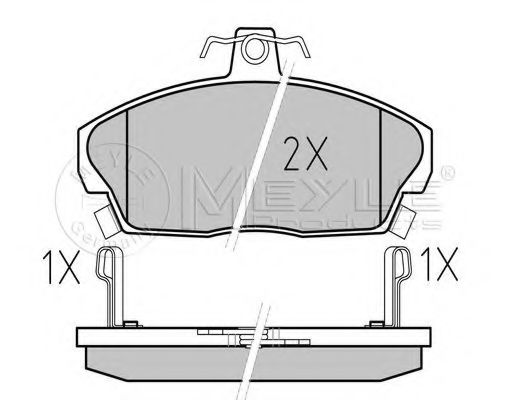 Тормозные колодки MEYLE 025 215 1518/PD PLATINUM PAD