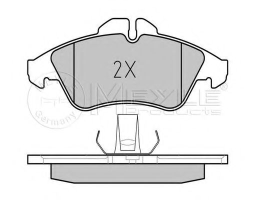 Тормозные колодки MEYLE 025 215 7620/PD PLATINUM PAD