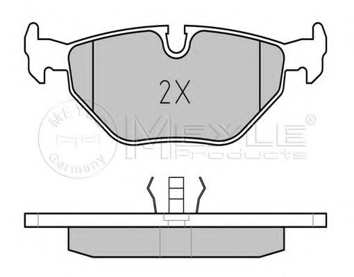 Тормозные колодки MEYLE 025 216 0717/PD PLATINUM PAD