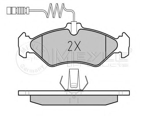 Тормозные колодки MEYLE 025 216 2117/PD PLATINUM PAD
