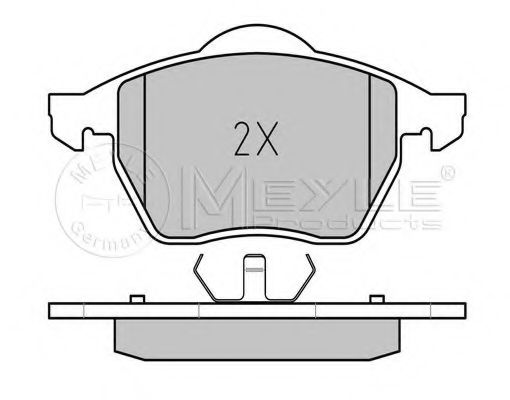 Тормозные колодки MEYLE 025 216 2419/PD PLATINUM PAD