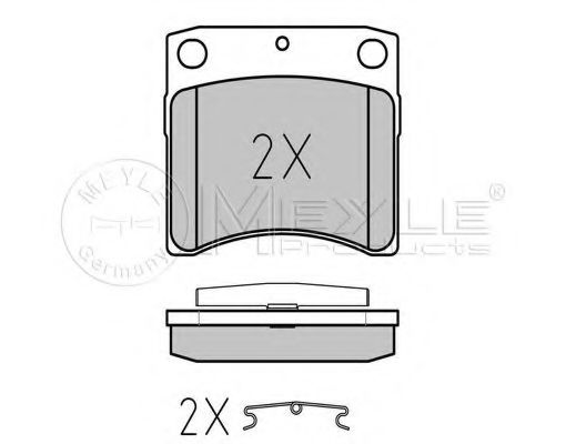 Тормозные колодки MEYLE 025 216 3517/PD PLATINUM PAD