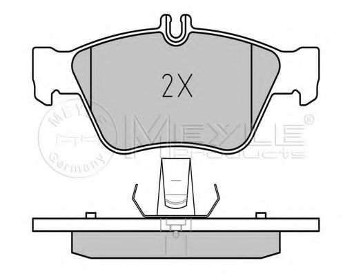 Тормозные колодки MEYLE 025 216 6419/PD PLATINUM PAD