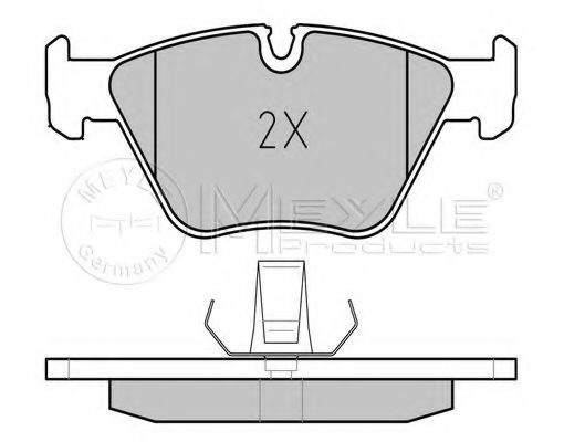 Тормозные колодки MEYLE 025 216 7720/PD PLATINUM PAD