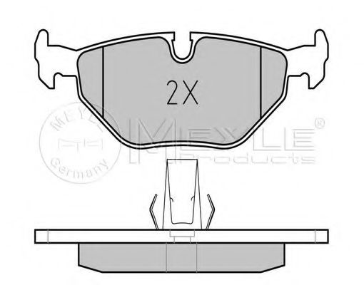 Тормозные колодки MEYLE 025 216 9117/PD PLATINUM PAD