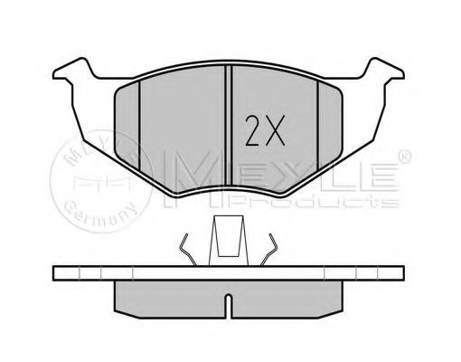 Тормозные колодки MEYLE 025 218 6615/PD PLATINUM PAD