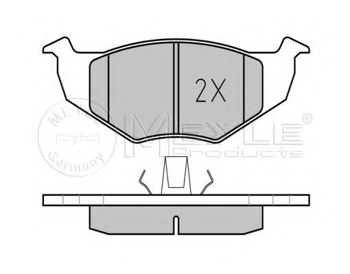 Тормозные колодки MEYLE 025 218 6619/PD PLATINUM PAD