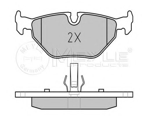 Тормозные колодки MEYLE 025 219 3417/PD PLATINUM PAD