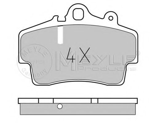 Тормозные колодки MEYLE 025 219 3716/PD PLATINUM PAD