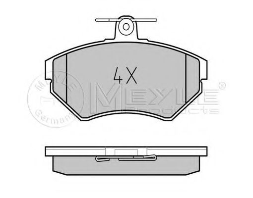 Тормозные колодки MEYLE 025 219 4519/PD PLATINUM PAD