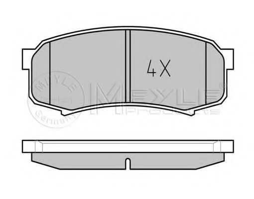 Тормозные колодки MEYLE 025 219 4715/PD PLATINUM PAD